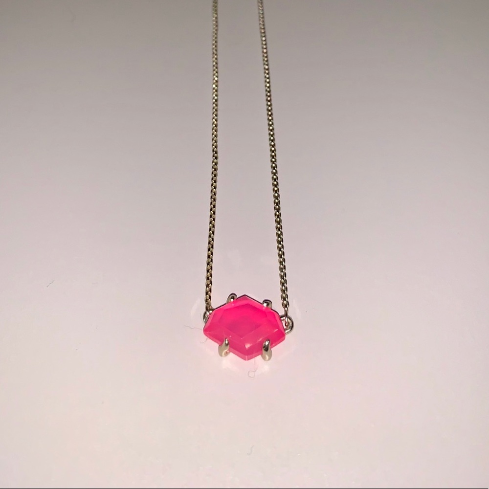 Kendra Scott Ethan necklace in pink